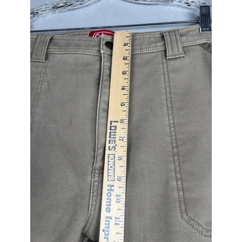 Coleman Pants Mens 38x30 Khaki Fleece Lined Outdoor Workwear Utility Fall 2021